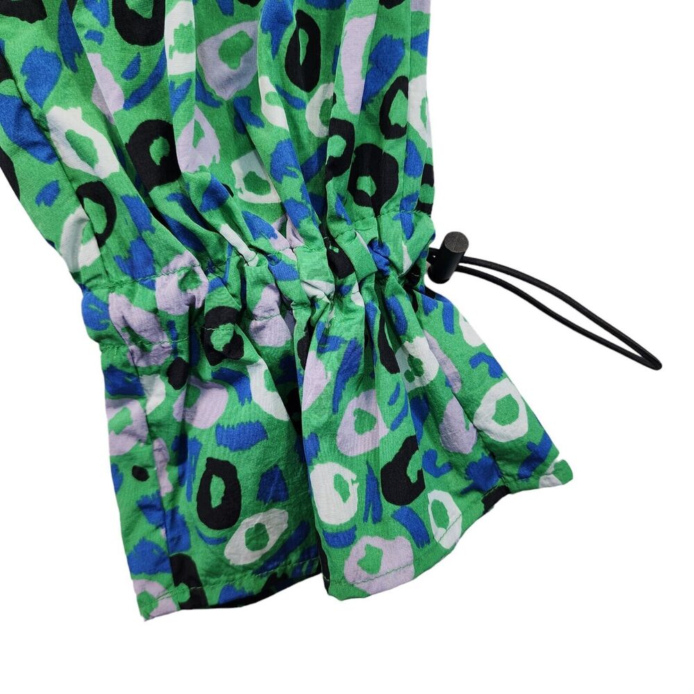 Diane von Furstenberg Target Utility Jazz Dot Green Cargo Pants size XXS NWT - Picture 7 of 8